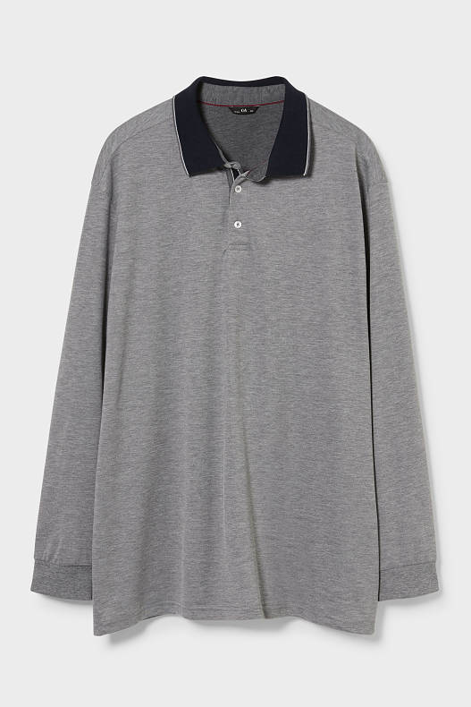 Sale - Polo shirt - gray-melange