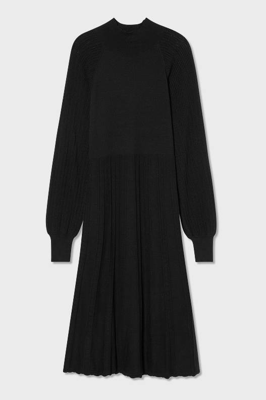 Trend - A-Linien Kleid - schwarz