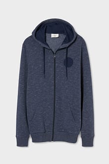 Men - Zip-through sweatshirt with hood