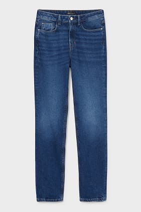 Straight jeans - material reciclat