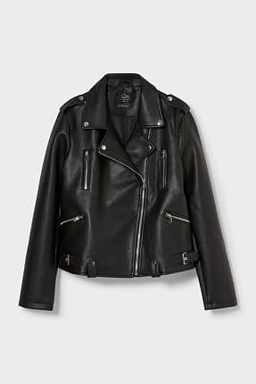 Chaqueta cuero mujer c&a clearance