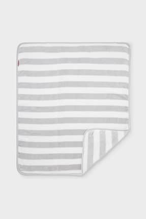 Baby blanket - recycled - striped