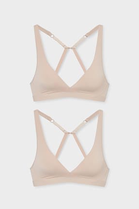 Multipack of 2 - non-wired bra