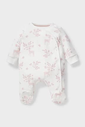 Piżamka niemowlęca - bawełna bio