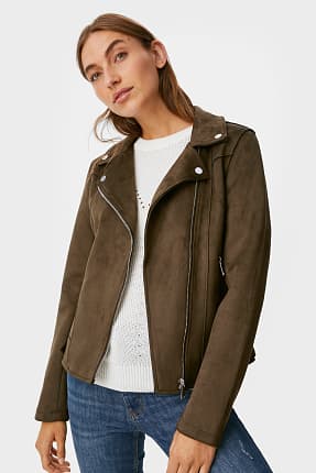 Chaqueta cuero mujer c&a clearance