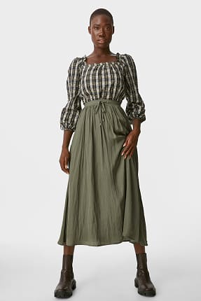 Satin skirt - recycled