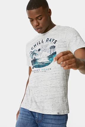 Camisetas basicas hombre c&a clearance