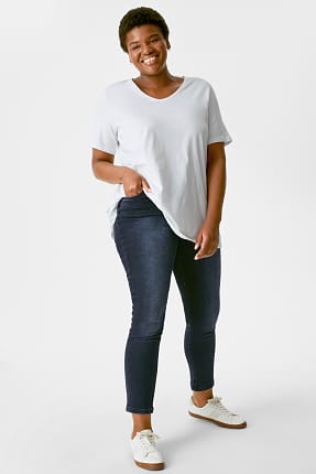 Skinny jeans - material reciclat