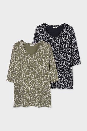 C&a camisetas mujer manga larga