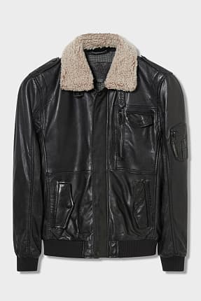 c&a veste cuir homme