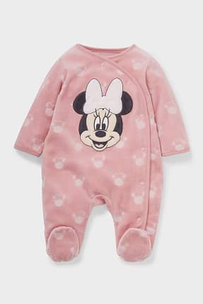 Minnie Mouse - baby sleepsuit - organic cotton