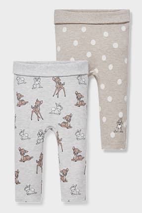 Multipack of 2 - Bambi - baby thermal leggings