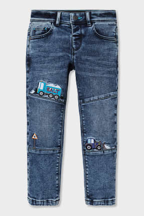 Straight Jeans - jeans termoizolanți