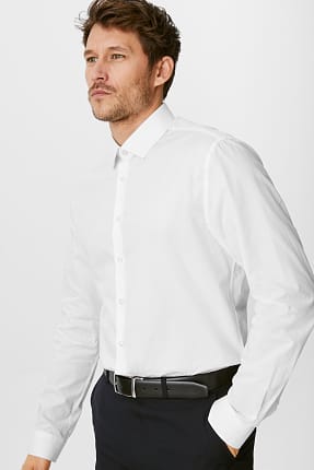 Camicia business - slim fit - colletto alla francese