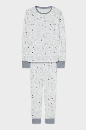 Pyjama - 2 teilig - Glanz-Effekt