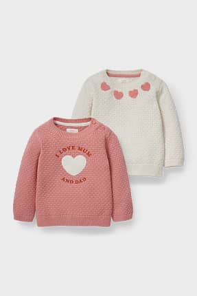 Confezione da 2 - maglione per neonate