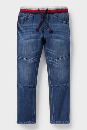 Straight jeans - jeans termoizolanți