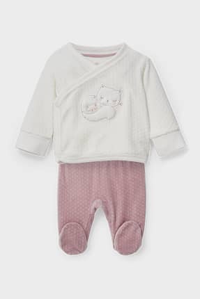 Baby-outfit - biokatoen - 2-delig