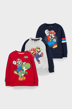 Pack de 3 - Super Mario - sudaderas