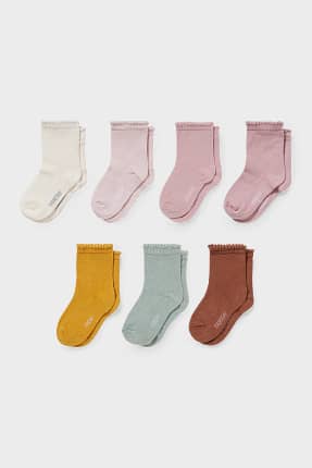 Multipack of 7 - baby socks