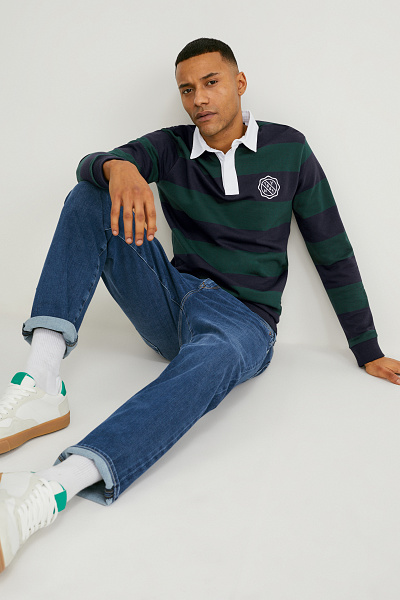 Shop the look: Men - Polo shirt - striped
