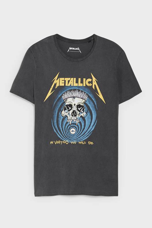 Men - CLOCKHOUSE - T-shirt - Metallica - gray-melange