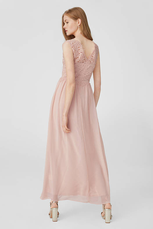 Trend - Sukienka Fit & Flare - w uroczystym stylu - bladoróżowy