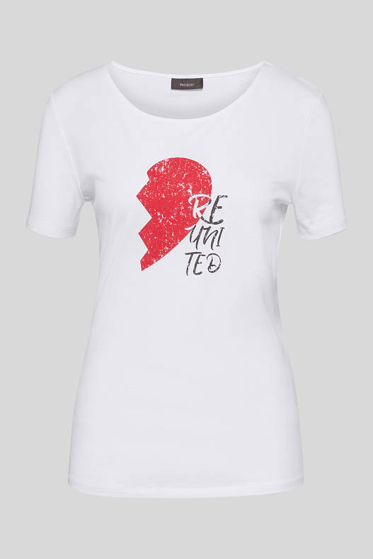 Tendenze - WE ARE ALL HEROES - t-shirt - REUNITED - bianco