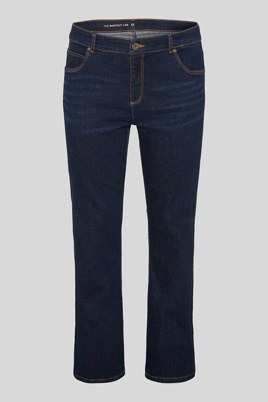 Promoții - Bootcut jeans - bumbac organic - denim-albastru închis