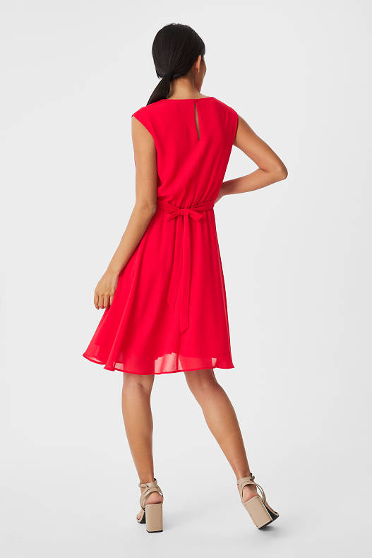 Trend - Fit & Flare Kleid - festlich - rot