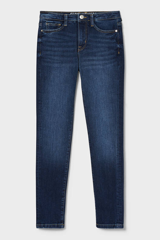 Ženy - CLOCKHOUSE - skinny jeans - džíny - modré