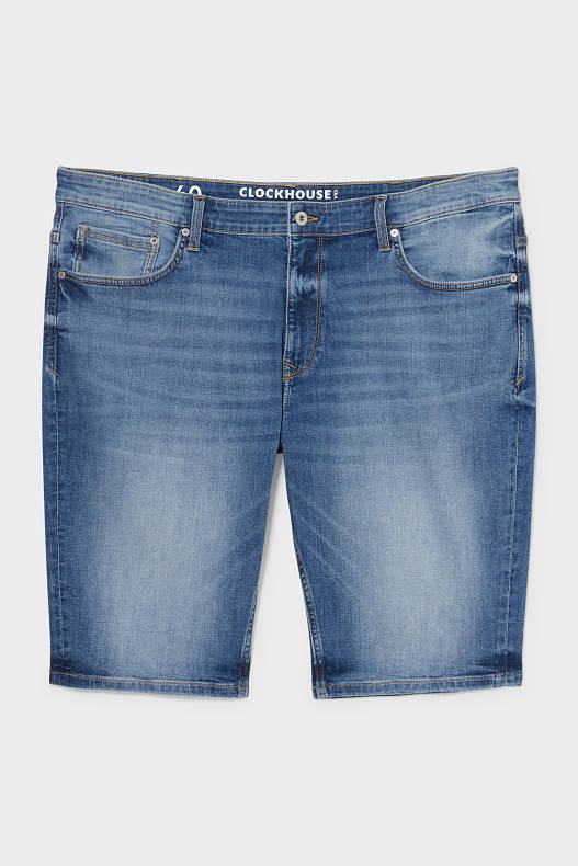 Soldes - CLOCKHOUSE - bermuda en jean - jean bleu clair