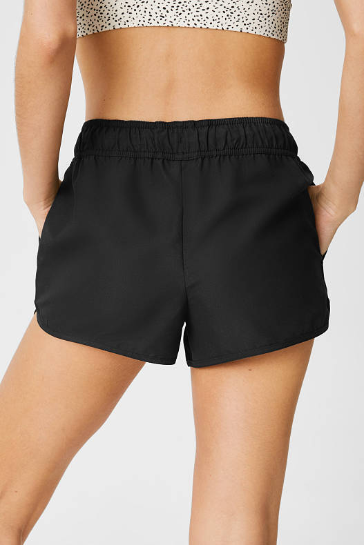 Damen - Shorts - recycelt - schwarz