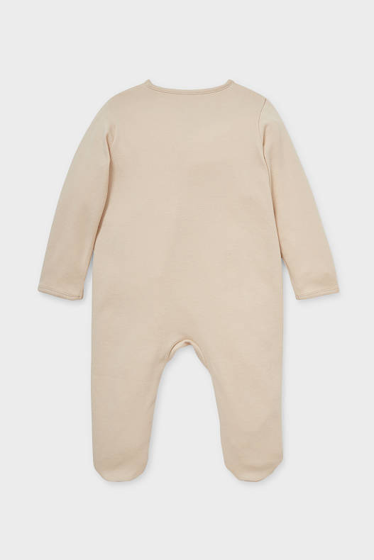 Bebeluși - Miffy - pijama bebeluși - bumbac organic - taupe