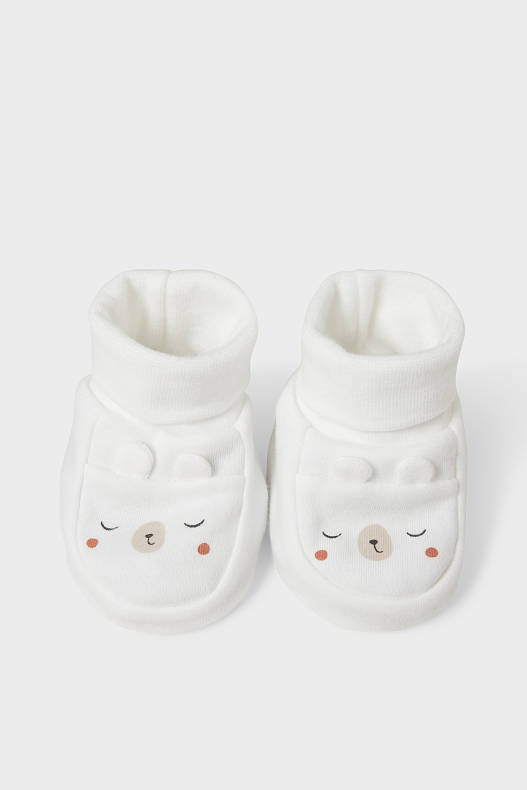 Babies - Baby booties - white