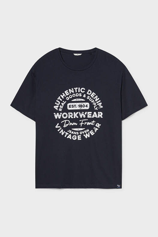 Sale - Hemd und T-Shirt - Regular Fit - Kent - braun / blau