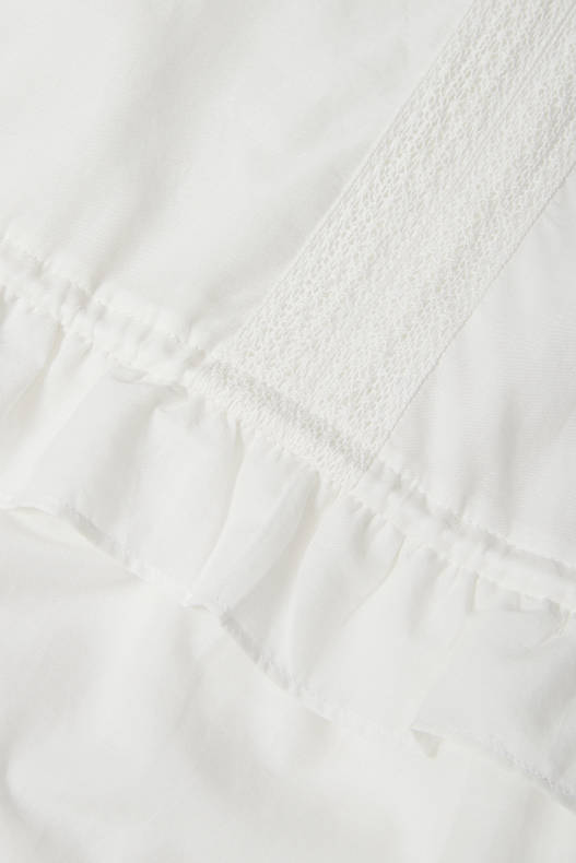 Femme - Robe - coton bio - Tencel™ - 2 pièces - blanc