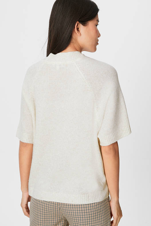 Trend - Pullover - weiß-melange