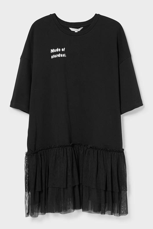 Trend - CLOCKHOUSE - T-Shirt-Kleid - schwarz