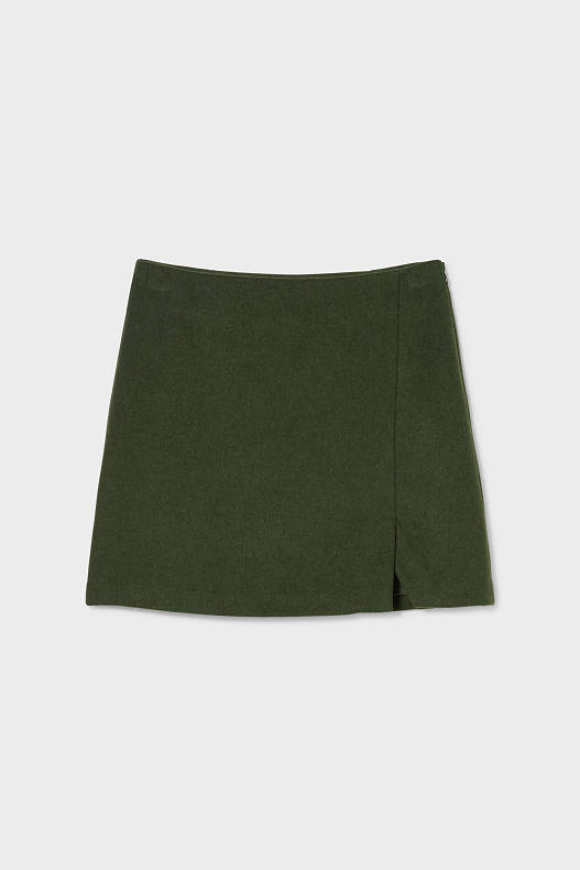 Rebajas - Minifalda - verde oscuro
