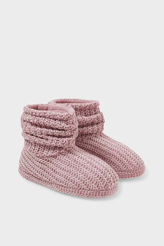 Ženy - Domácí obuv - růžová