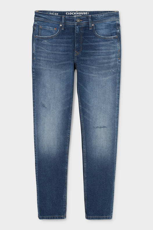 Bărbați - CLOCKHOUSE - skinny jeans - denim-albastru