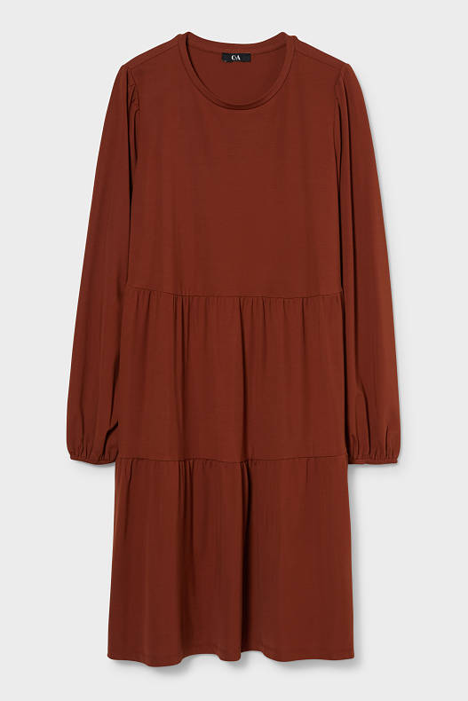 Trend - Fit & Flare Kleid - braun