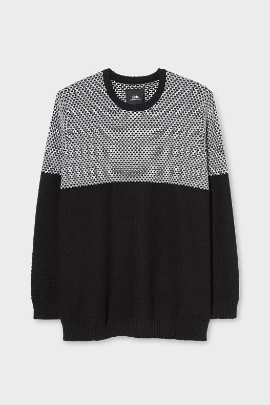 Sale - CLOCKHOUSE - Pullover - schwarz / weiß