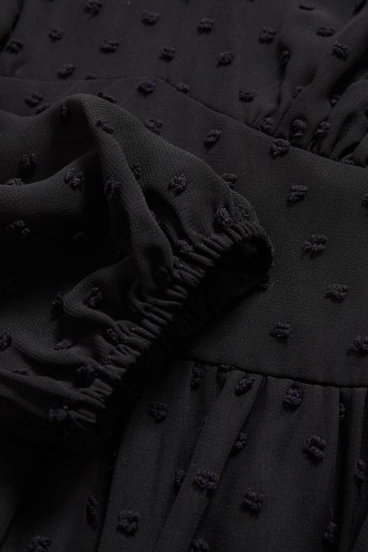 Trend - CLOCKHOUSE - Chiffon-Kleid - schwarz