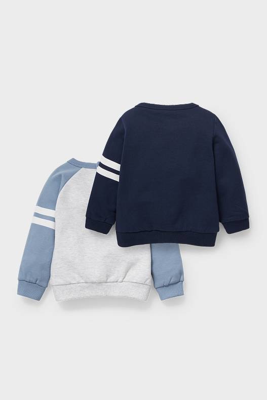 Babys - Multipack 2er - Baby-Sweatshirt - blau