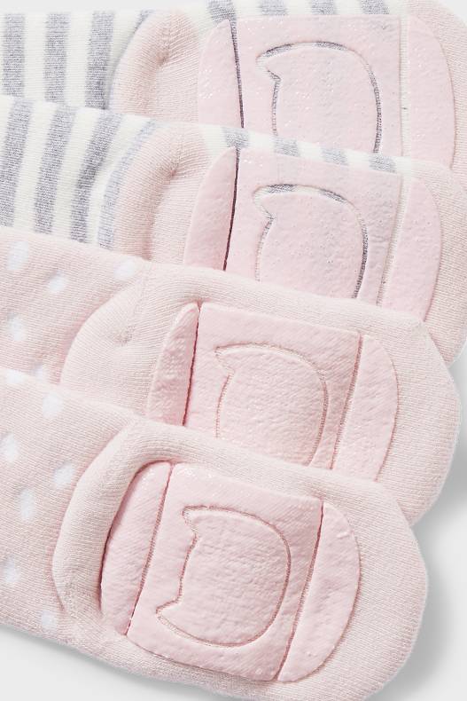 Babys - Multipack 2er - Baby-Anti-Rutsch-Socken - rosa