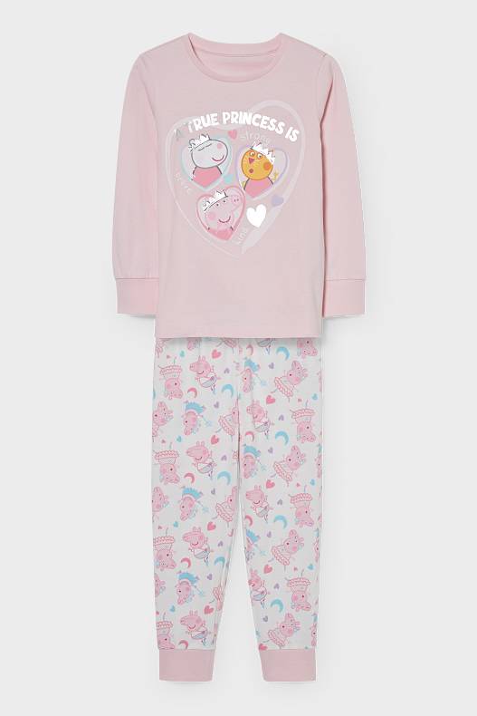 Kinder - Peppa Wutz - Pyjama - 2 teilig - rosa
