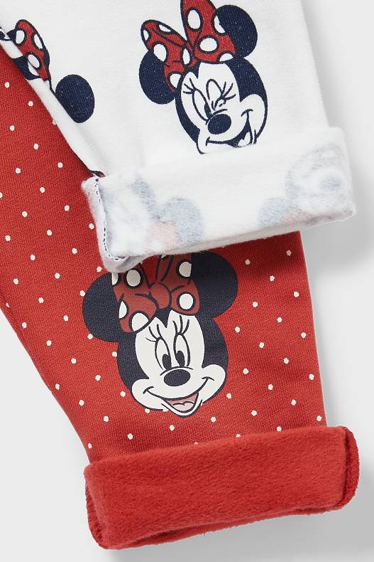 Sale - Multipack of 2 - Minnie Mouse - baby joggers - dark red