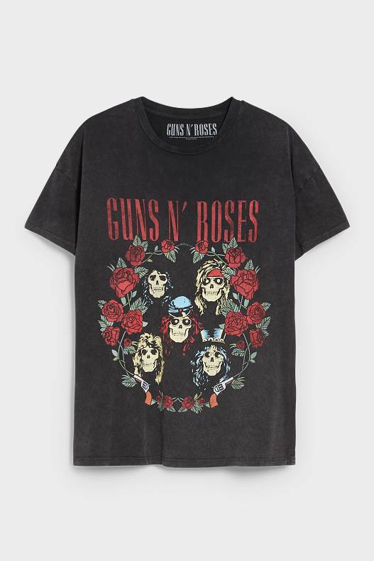 Women - CLOCKHOUSE - T-shirt - Guns N' Roses - dark gray